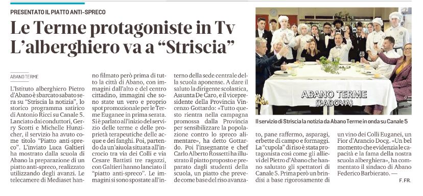 Articolo Striscia